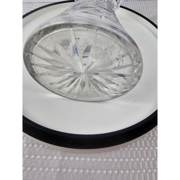 American Brilliant Cut glass heavy pitcher - Picture 3 of 5